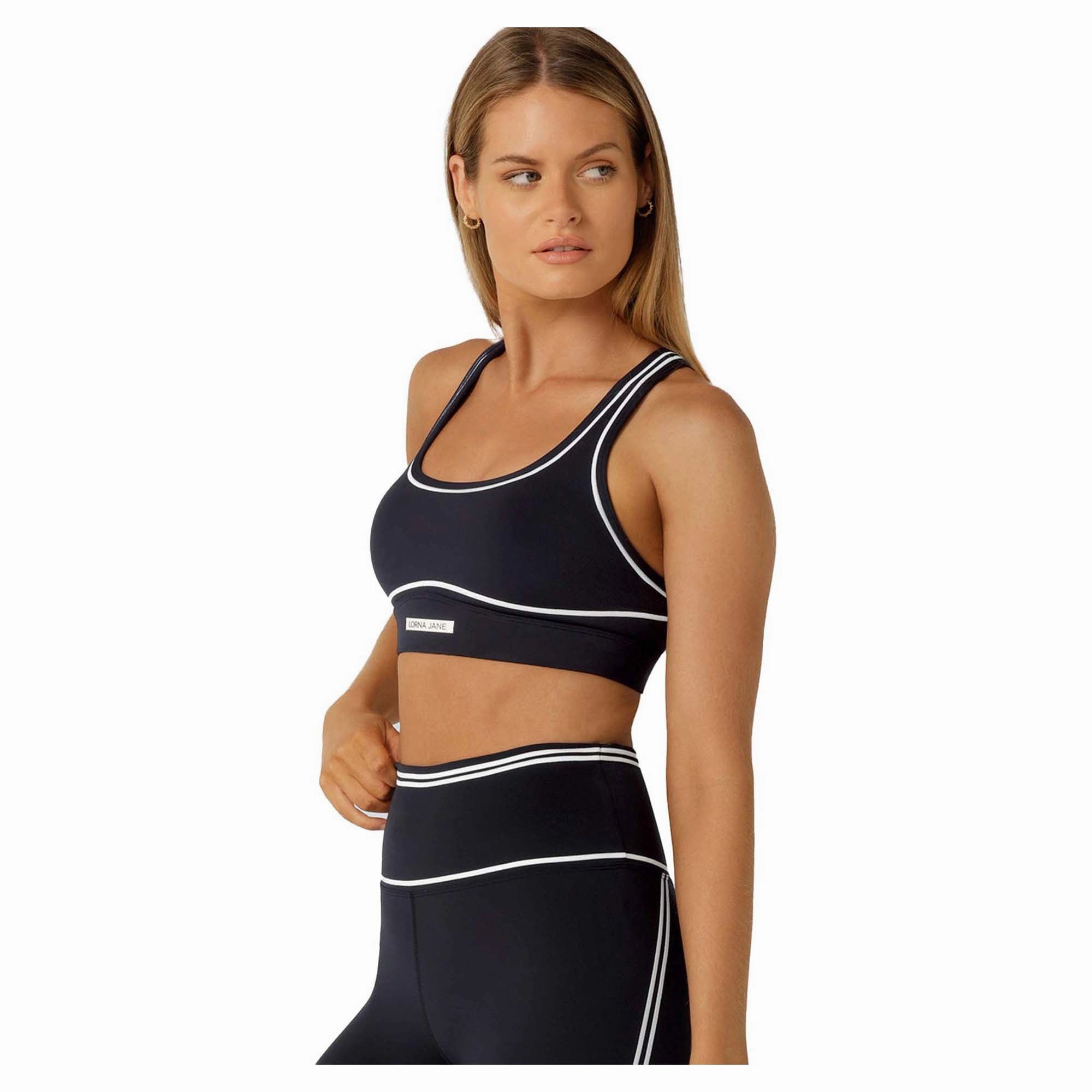 Women's Retro Track High Support Sports Bra